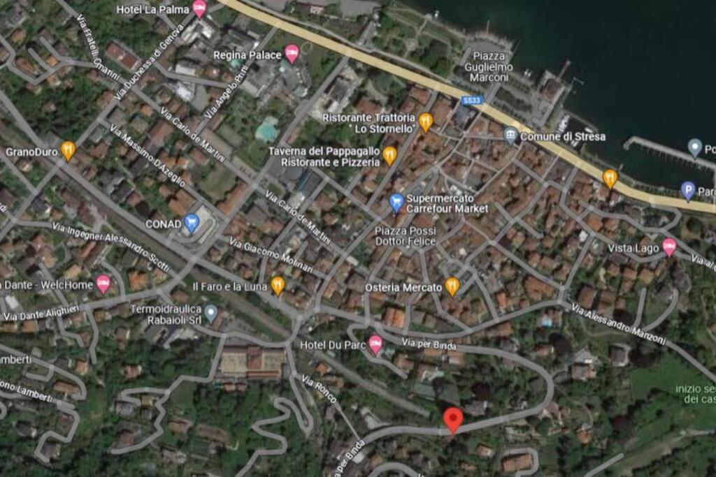 La Finestra Sul Lago - In Villa Con Vista E Posto Auto Coperto Стреза Екстериор снимка